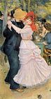 Pierre Auguste Renoir Dance at Bougival painting